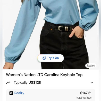 Nation LTD - Carolina Keyhole Top