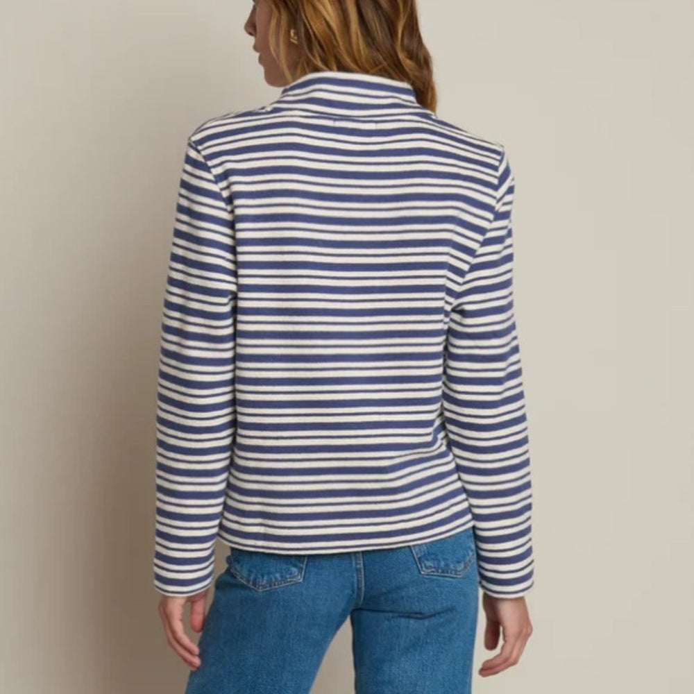 NATION LTD - DELPHINE SWEATSHIRT - TOSSED STRIPE