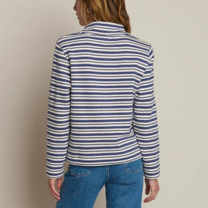 NATION LTD - DELPHINE SWEATSHIRT - TOSSED STRIPE