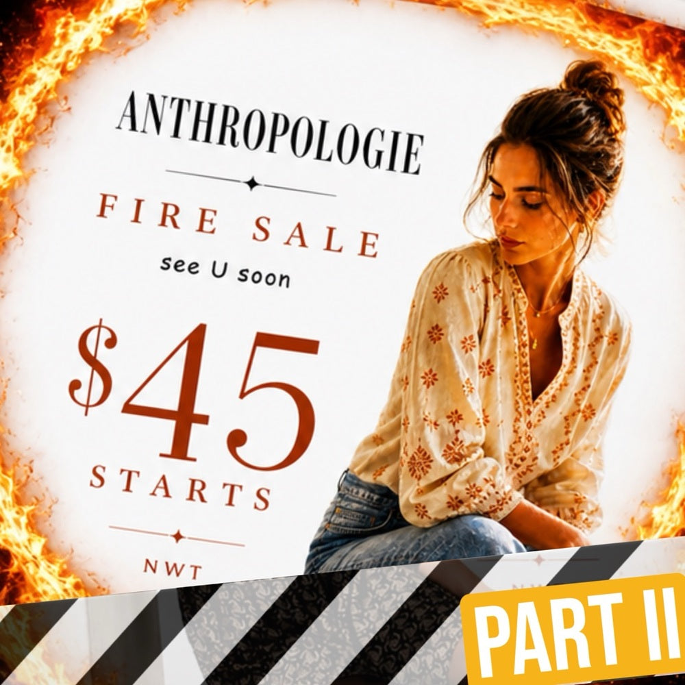 ONE DAY ONLY ‼️ Quicklisting UNLISTED🚨 ANTHRO - SEE U SOON  ❤️ MAY 3 2026