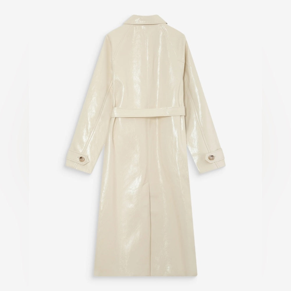 Grace & Mila - Cream Belted Trench Coat