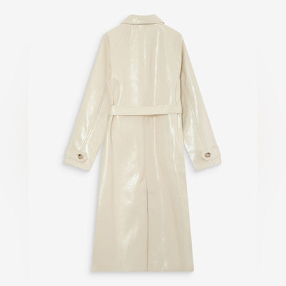 Grace & Mila - Cream Belted Trench Coat