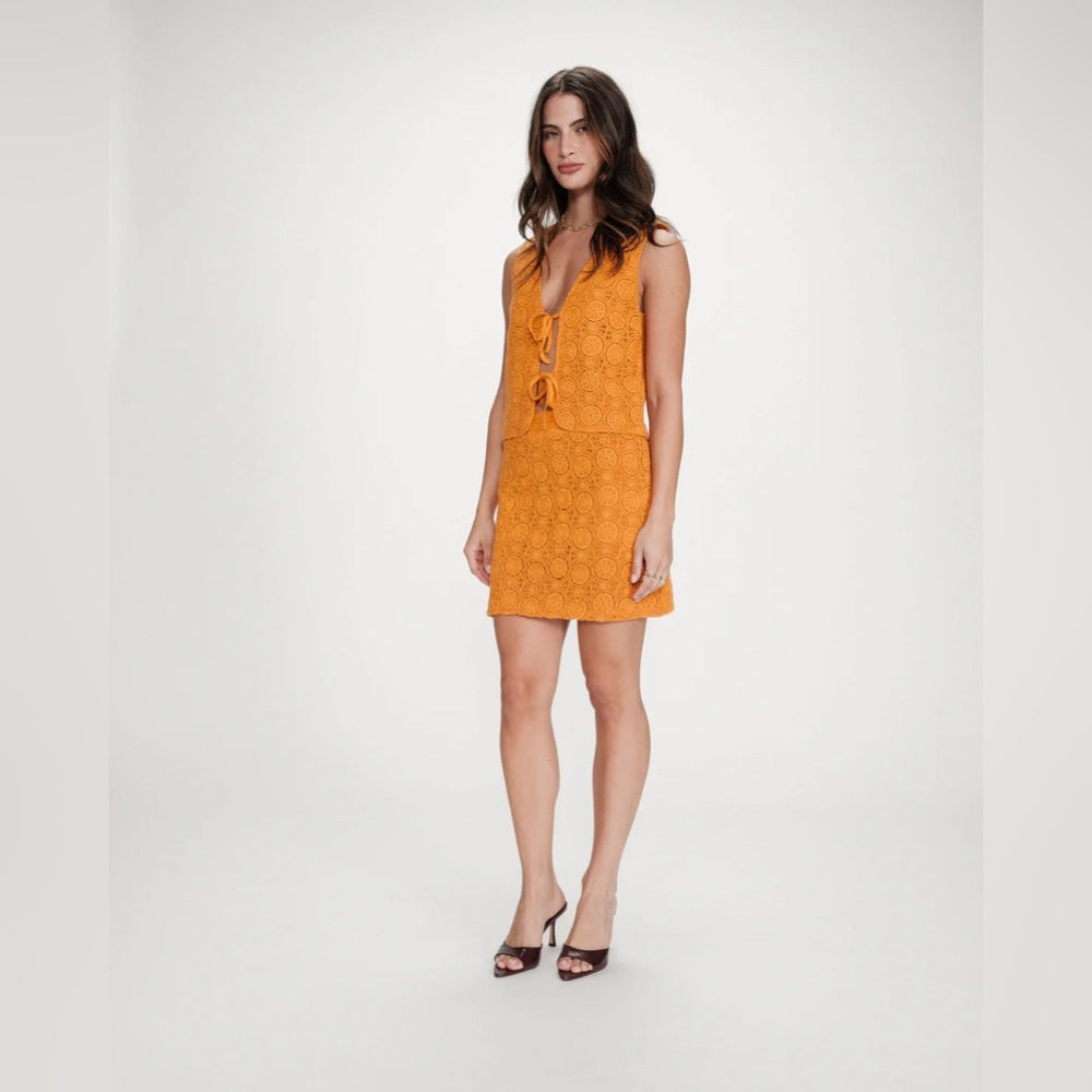 Grace & Mila - Victoria short Skirt - Orange