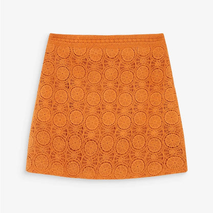 Grace & Mila - Victoria short Skirt - Orange