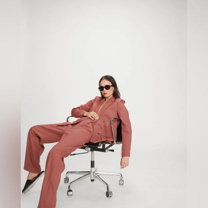 Grace & Mila - The PARFAITE tailored blazer TERRACOTTA