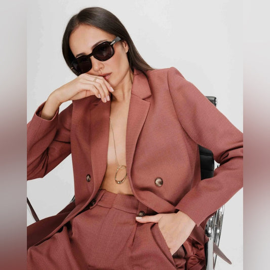 Grace & Mila - The PARFAITE tailored blazer TERRACOTTA