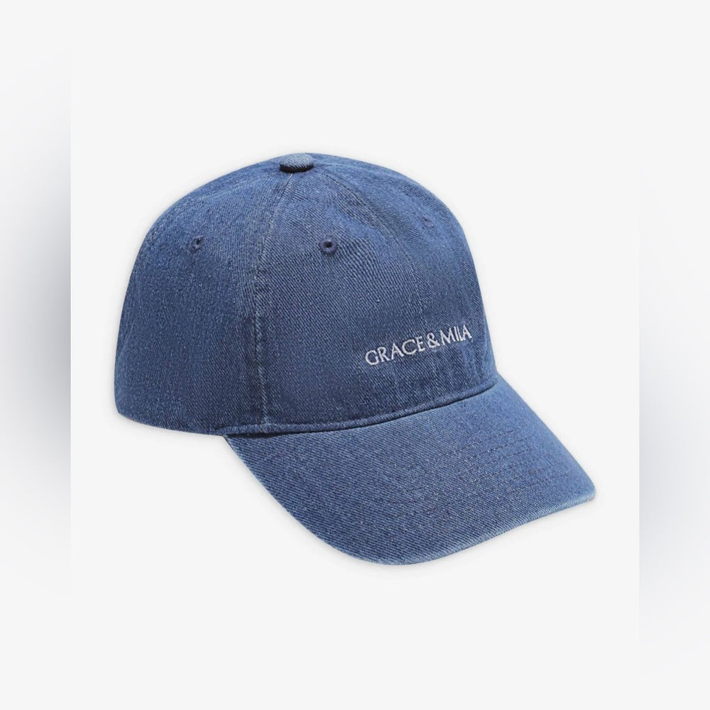 ADJUSTABLE COTTON CAP WITH FRONT EMBROIDERY