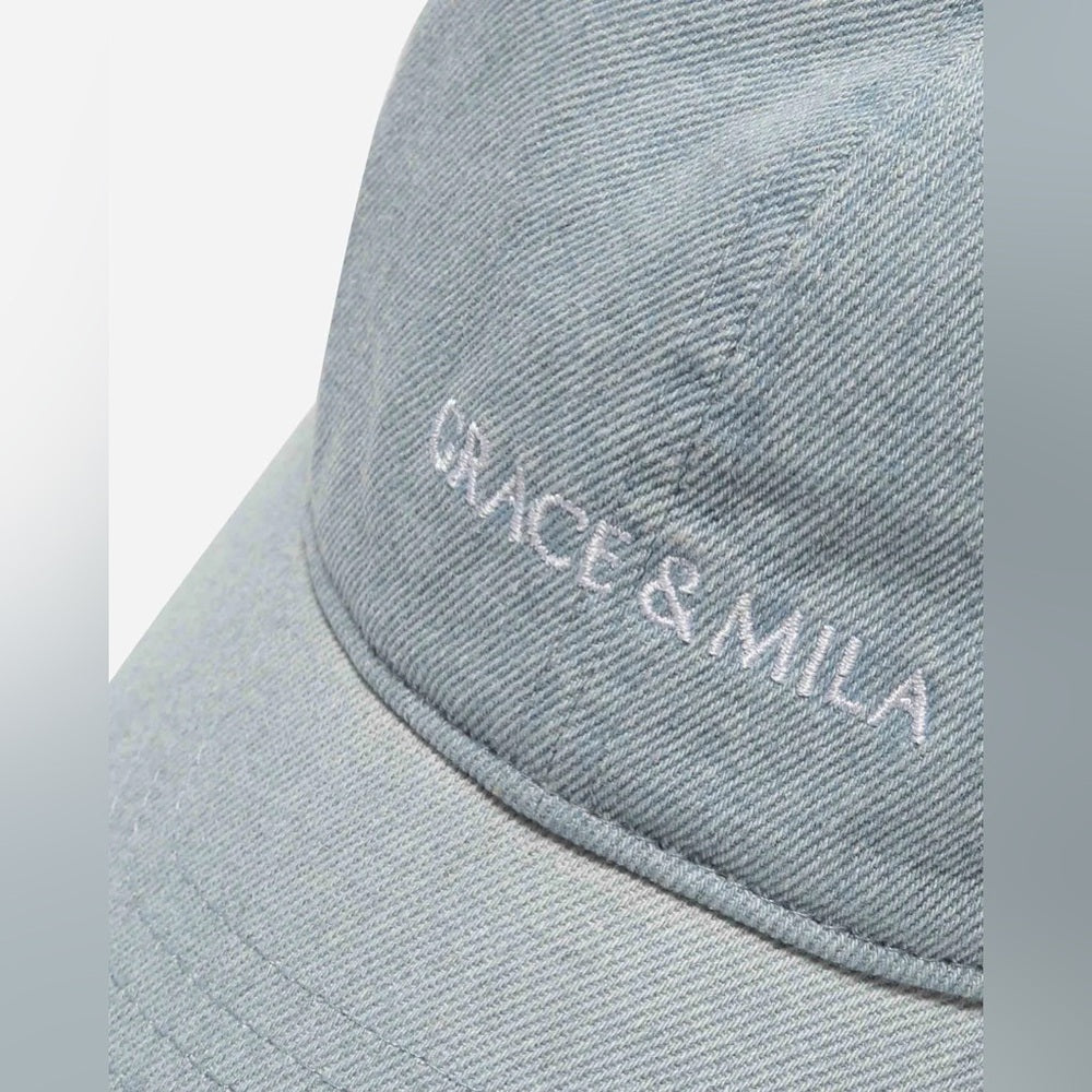 ADJUSTABLE COTTON CAP WITH FRONT EMBROIDERY