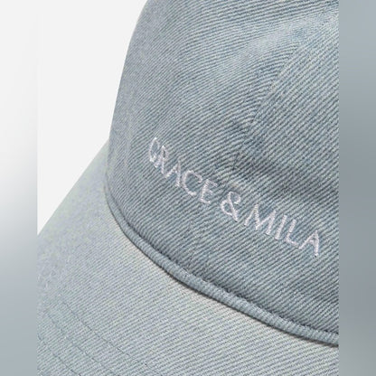 ADJUSTABLE COTTON CAP WITH FRONT EMBROIDERY