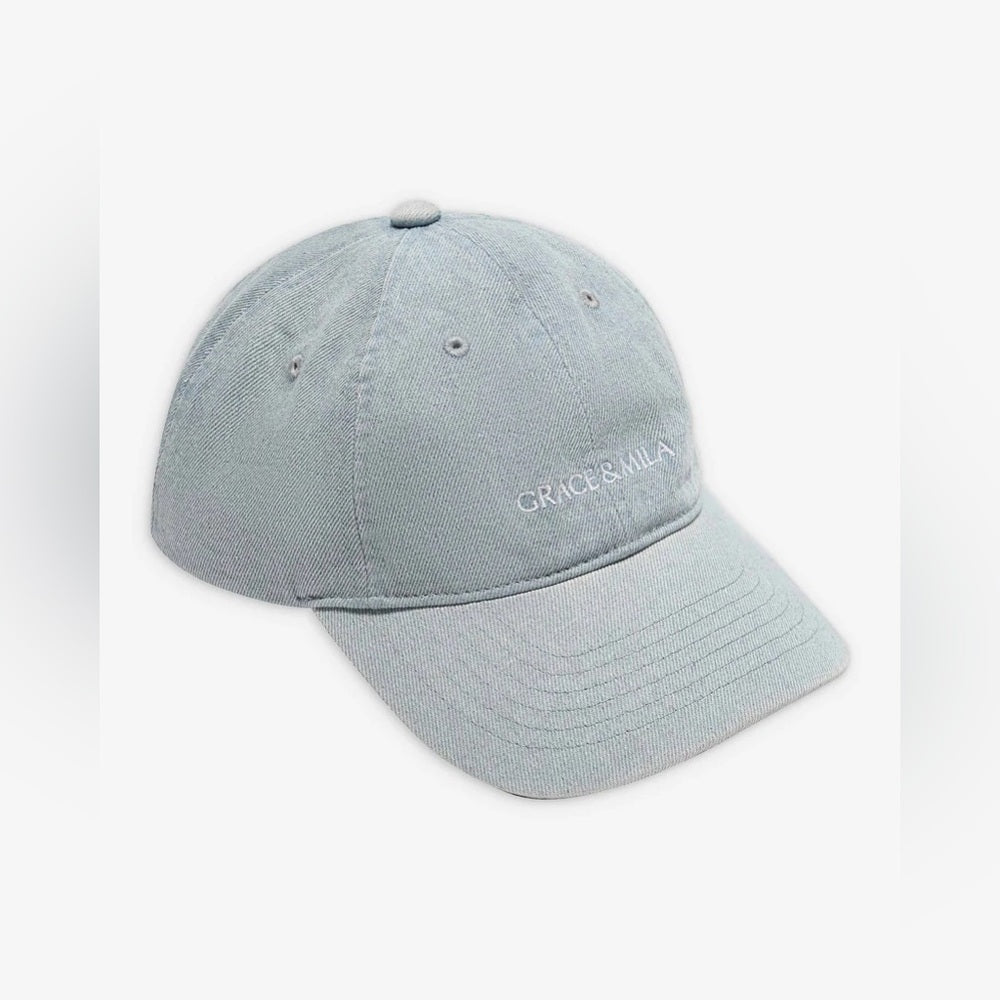 ADJUSTABLE COTTON CAP WITH FRONT EMBROIDERY