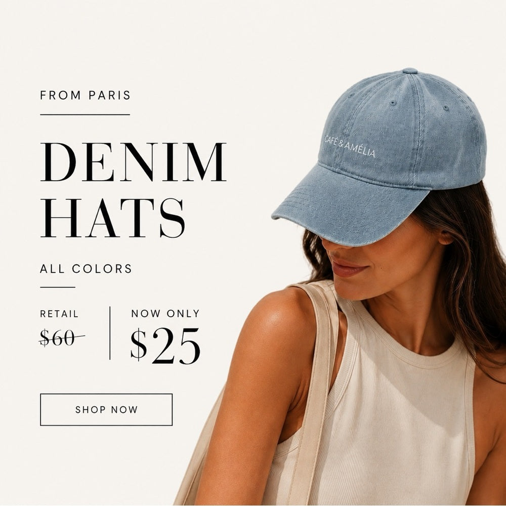 ADJUSTABLE COTTON CAP WITH FRONT EMBROIDERY