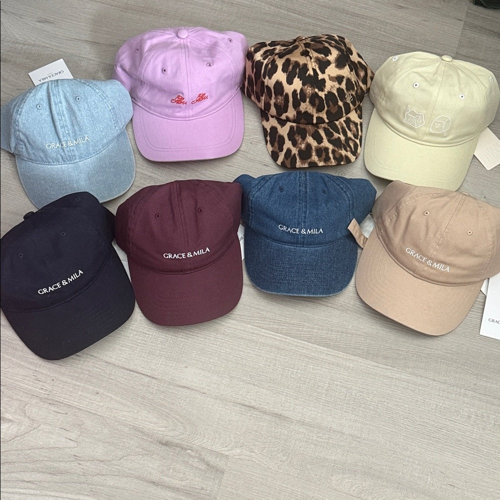 ADJUSTABLE COTTON CAP WITH FRONT EMBROIDERY
