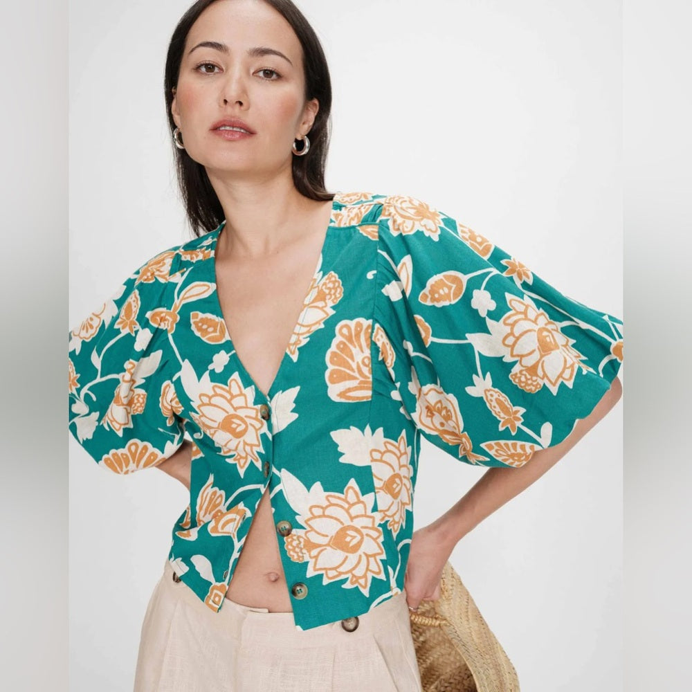 Grace & Mila - The VAHE patterned blouse