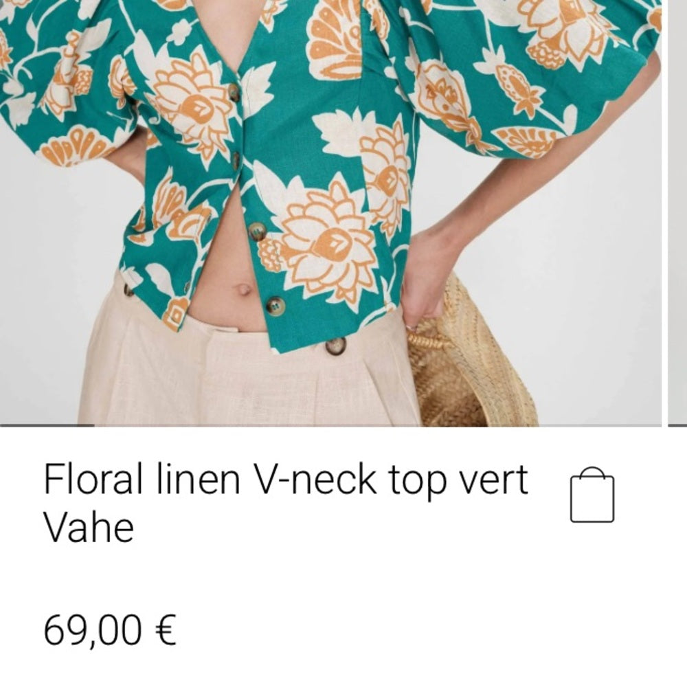 Grace & Mila - The VAHE patterned blouse