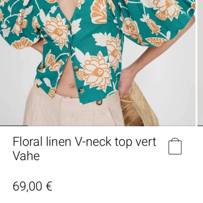 Grace & Mila - The VAHE patterned blouse