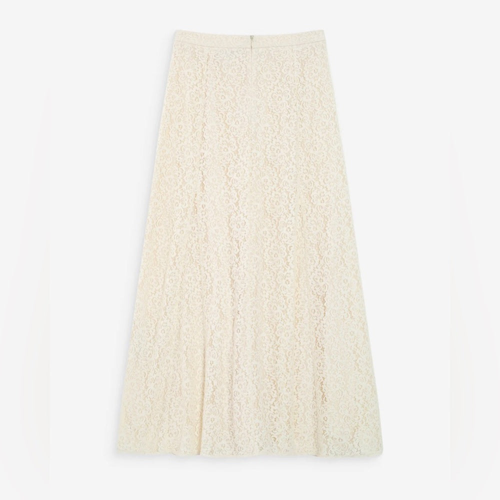 Grace & Mila - FLARED LONG LACE SKIRT
ECRU VISENYA