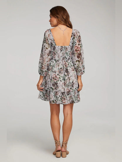 Saltwater Luxe - Floral Smocked Mini Dress