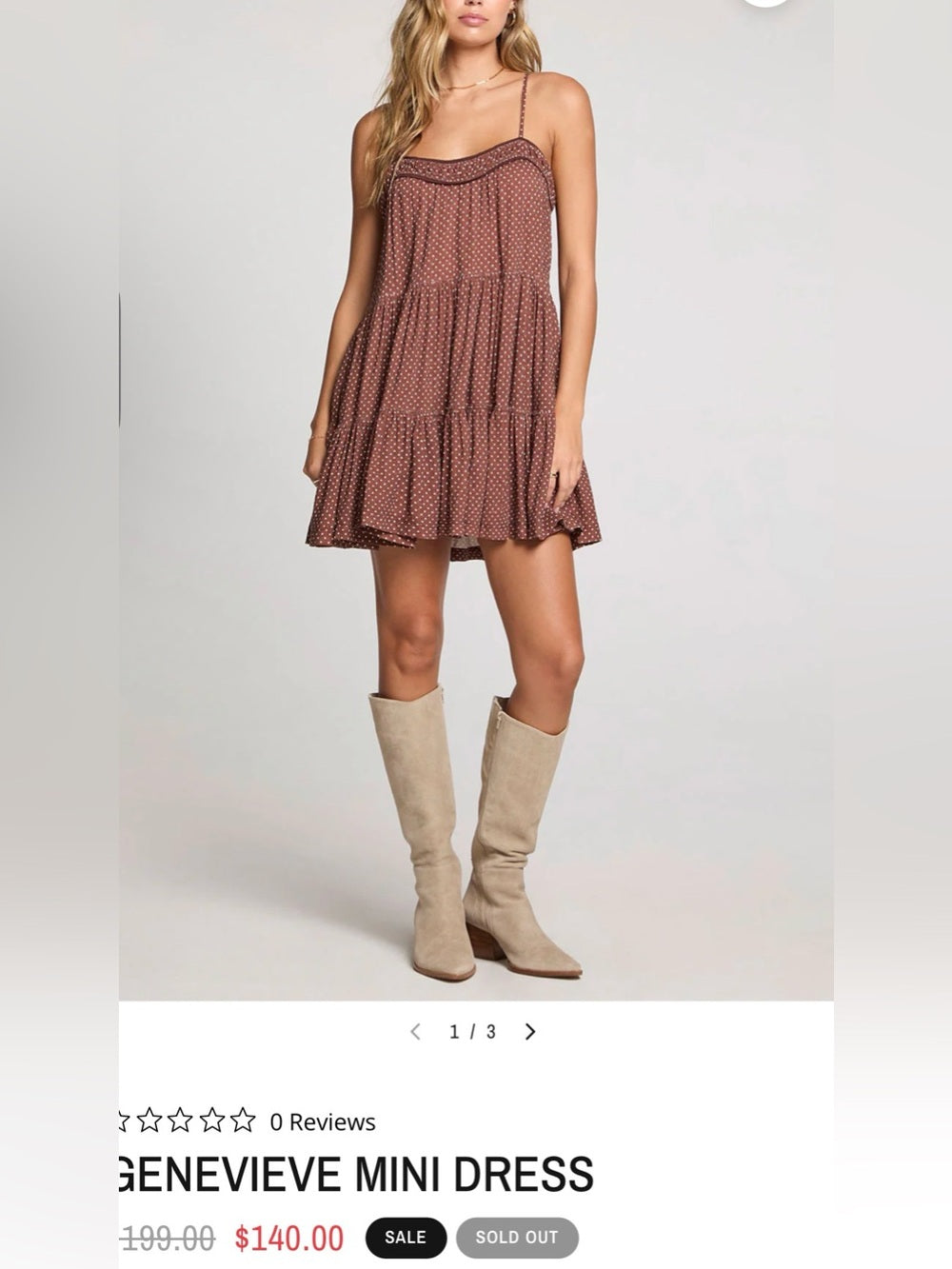 Saltwater LUXE - Genevieve Mini Dress.