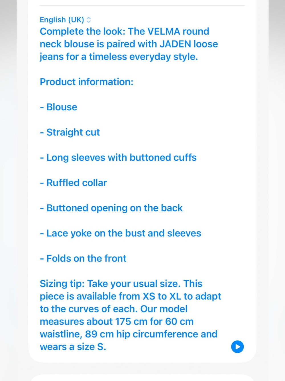 Grace & Mila - Velma Round Blouse