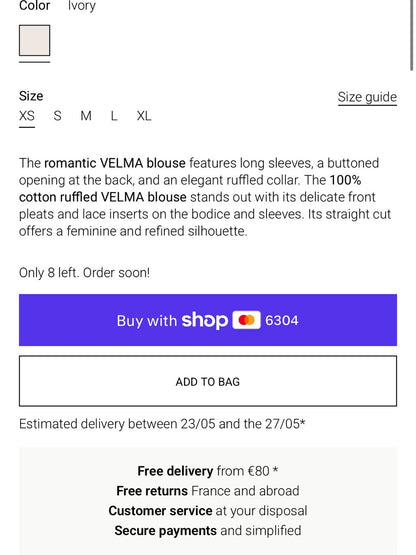 Grace & Mila - Velma Round Blouse