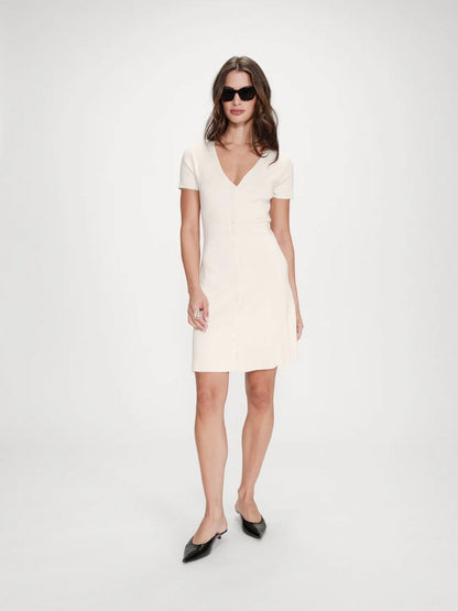 Grace & Mila - Knit V-Neck Dress