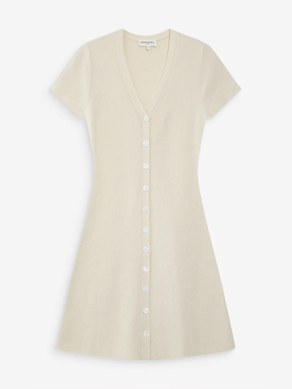 Grace & Mila - Knit V-Neck Dress