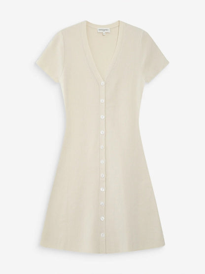 Grace & Mila - Knit V-Neck Dress