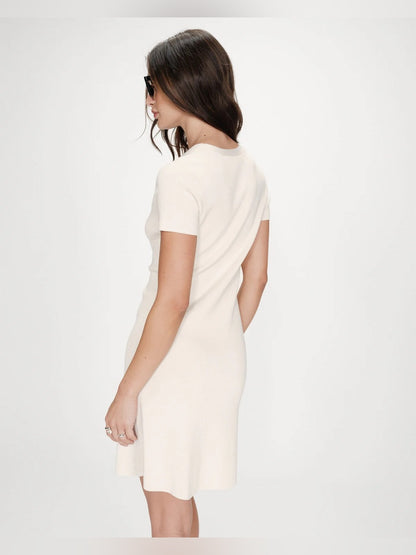 Grace & Mila - Knit V-Neck Dress