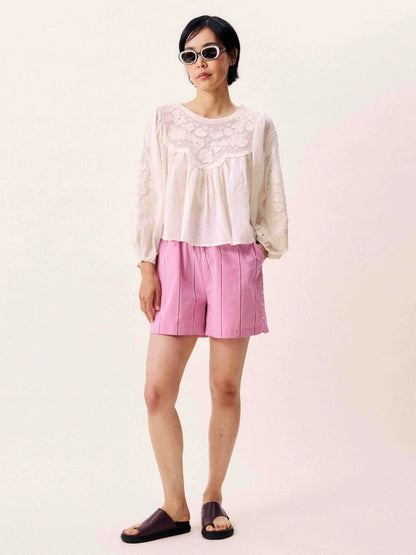 FRNCH 🇫🇷- ACASTE CREAM BLOUSE
