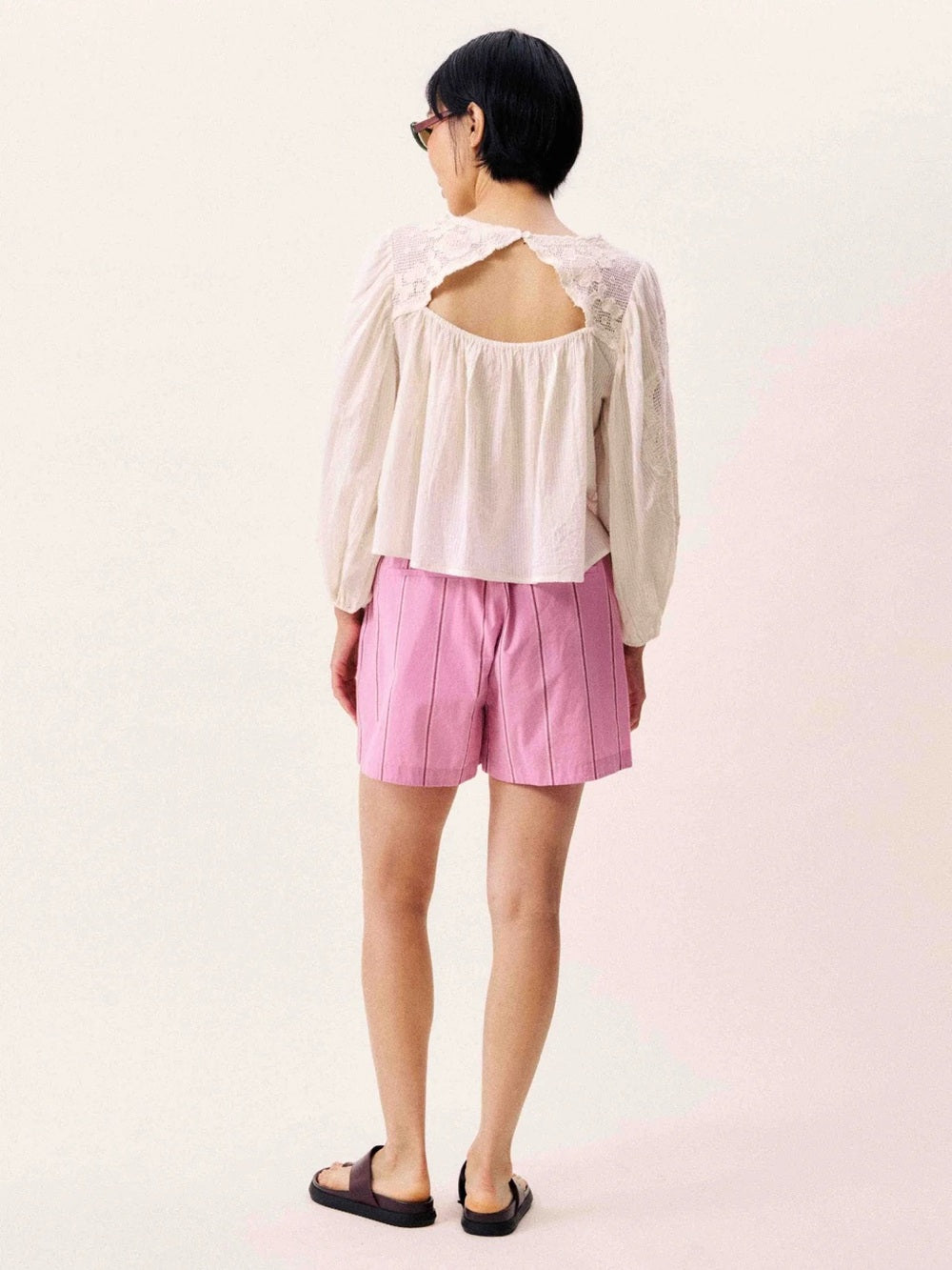 FRNCH 🇫🇷- ACASTE CREAM BLOUSE