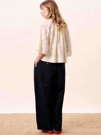 FRNCH 🇫🇷- MARESIAS CREAM BLOUSE