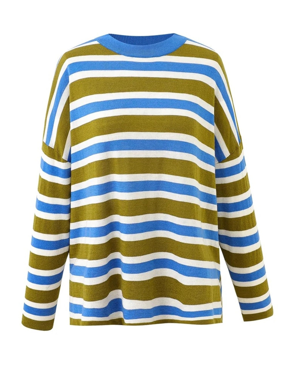 FRNCH 🇫🇷- SAPPHIRE OLIVE SWEATER