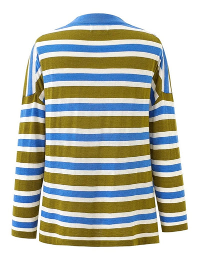 FRNCH 🇫🇷- SAPPHIRE OLIVE SWEATER