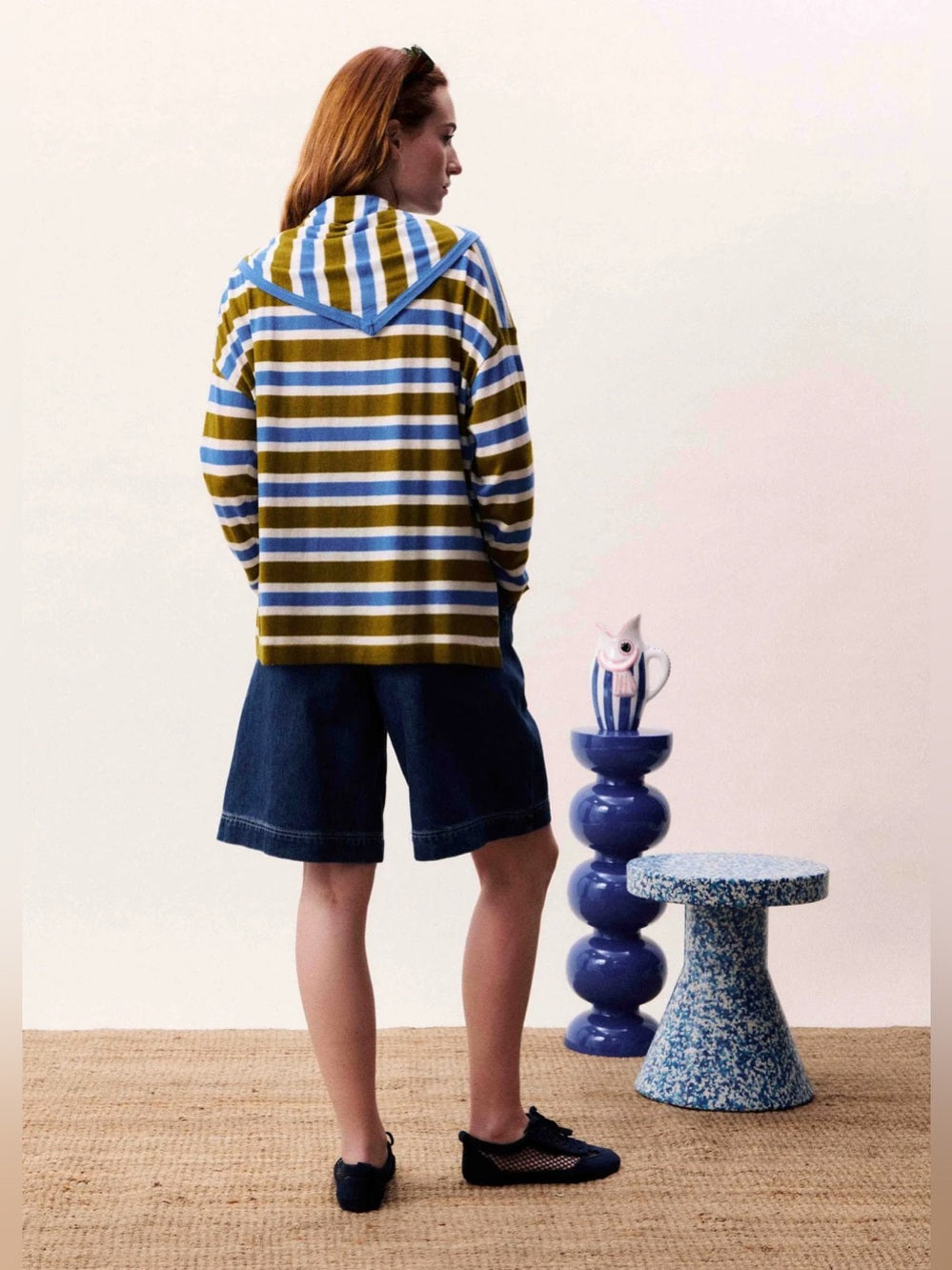 FRNCH 🇫🇷- SAPPHIRE OLIVE SWEATER
