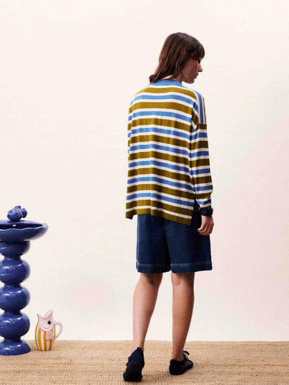 FRNCH 🇫🇷- SAPPHIRE OLIVE SWEATER