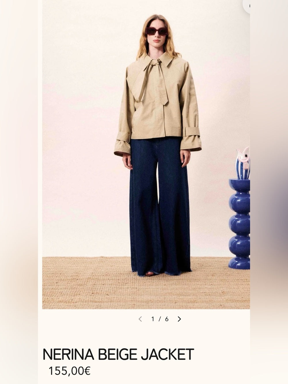 FRNCH 🇫🇷- NERINA BEIGE JACKET