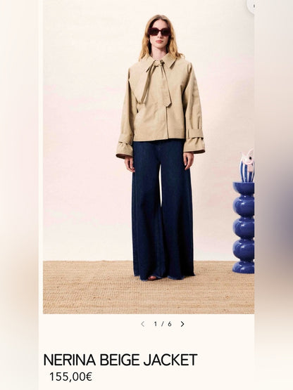 FRNCH 🇫🇷- NERINA BEIGE JACKET