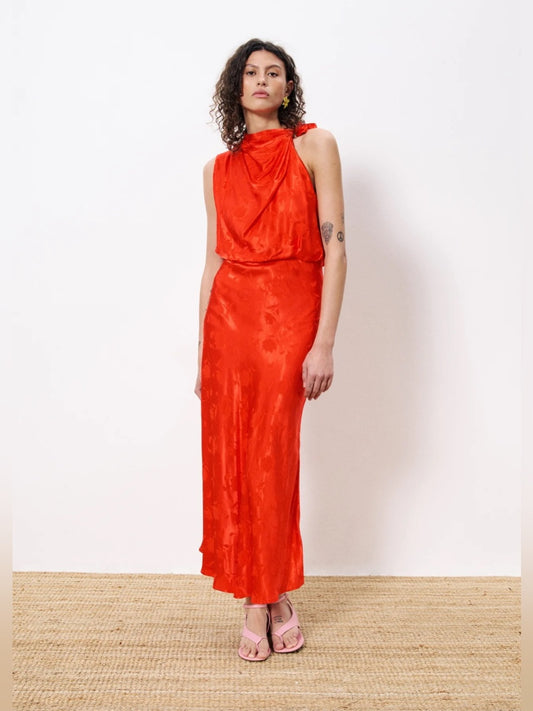 FRNCH 🇫🇷 - NELCIE RED DRESS