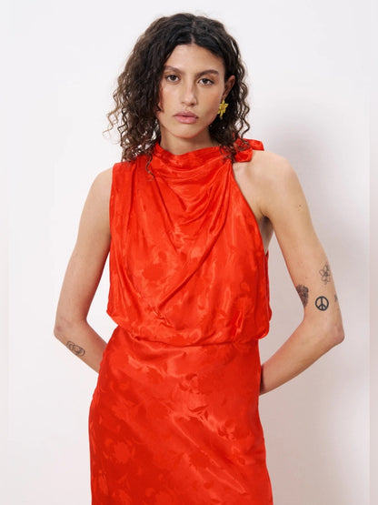 FRNCH 🇫🇷 - NELCIE RED DRESS