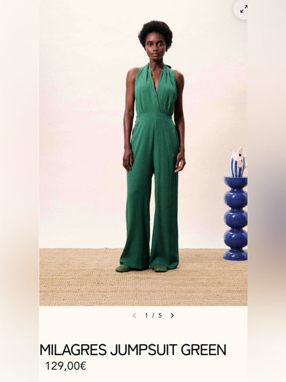 FRNCH 🇫🇷- MILAGRES JUMPSUIT GREEN