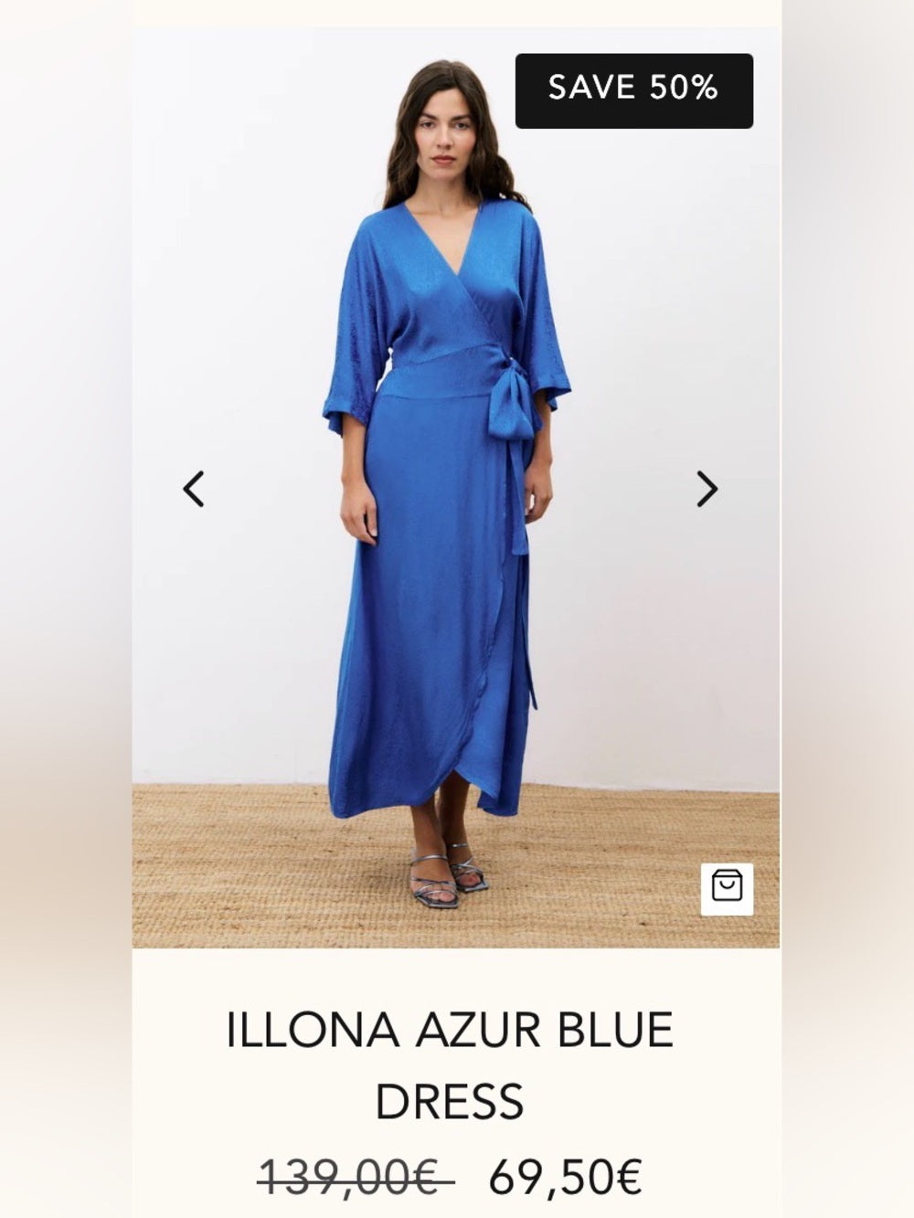 FRNCH 🇫🇷- ILLONA AZUR BLUE
DRESS