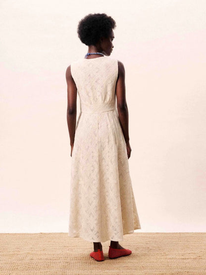 FRNCH 🇫🇷 - FLORIPA CREAM DRESS