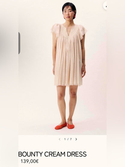FRNCH 🇫🇷- BOUNTY CREAM DRESS