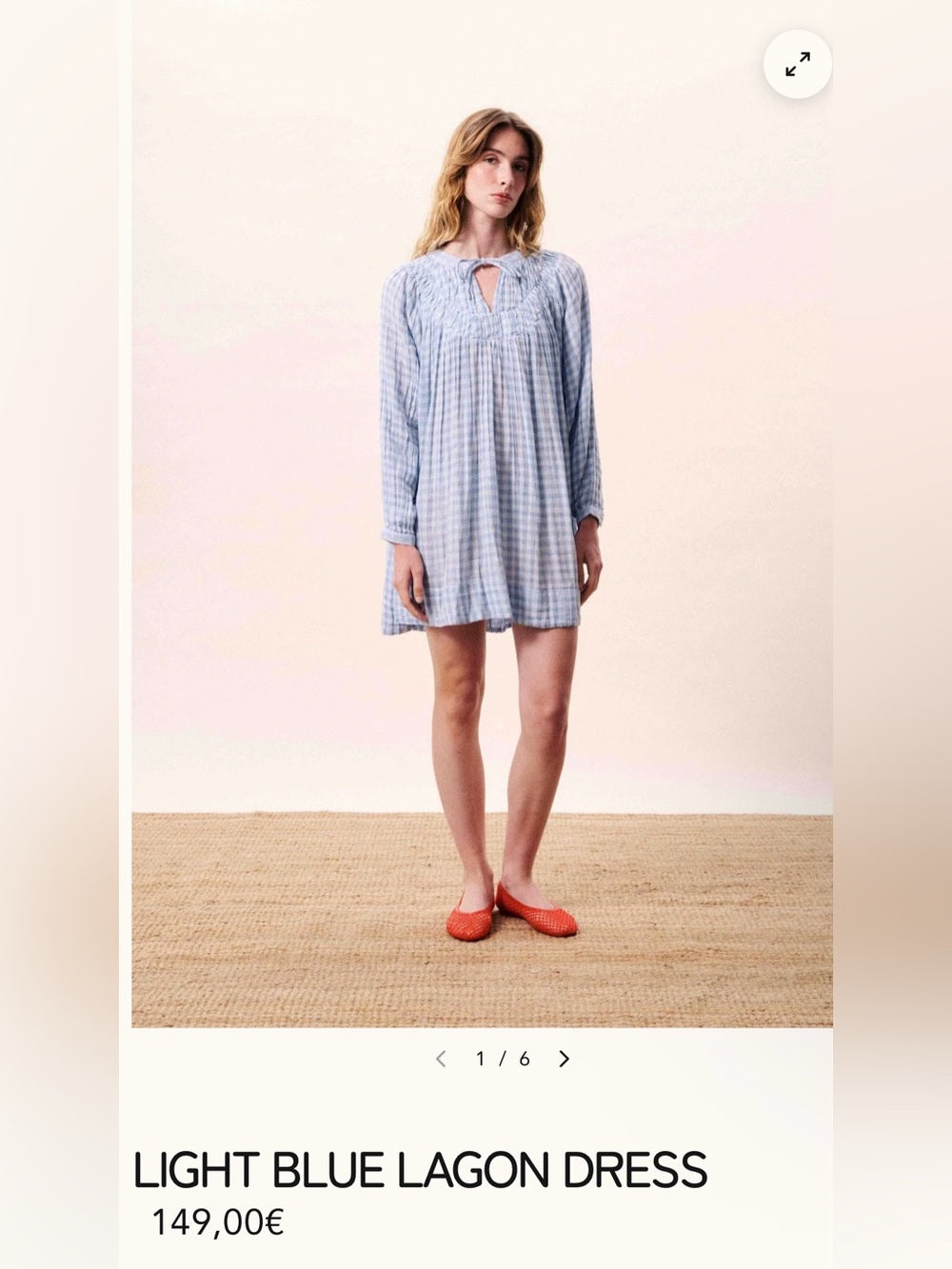 FRNCH - LIGHT BLUE LAGON DRESS