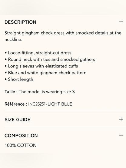 FRNCH - LIGHT BLUE LAGON DRESS