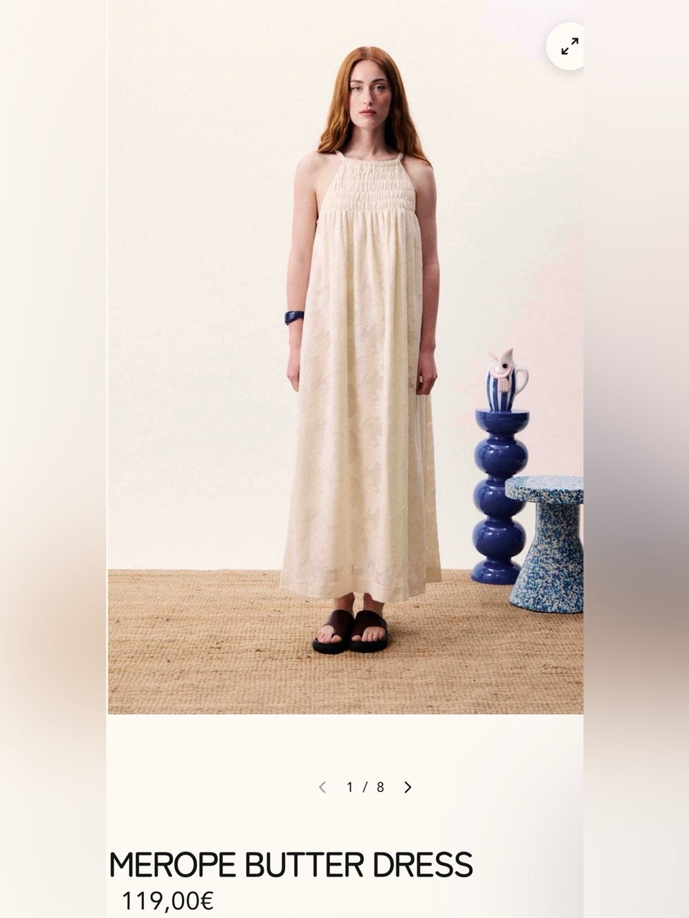 FRNCH 🇫🇷- MEROPE BUTTER DRESS