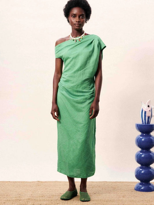 FRNCH 🇫🇷 - MORERE GREEN DRESS