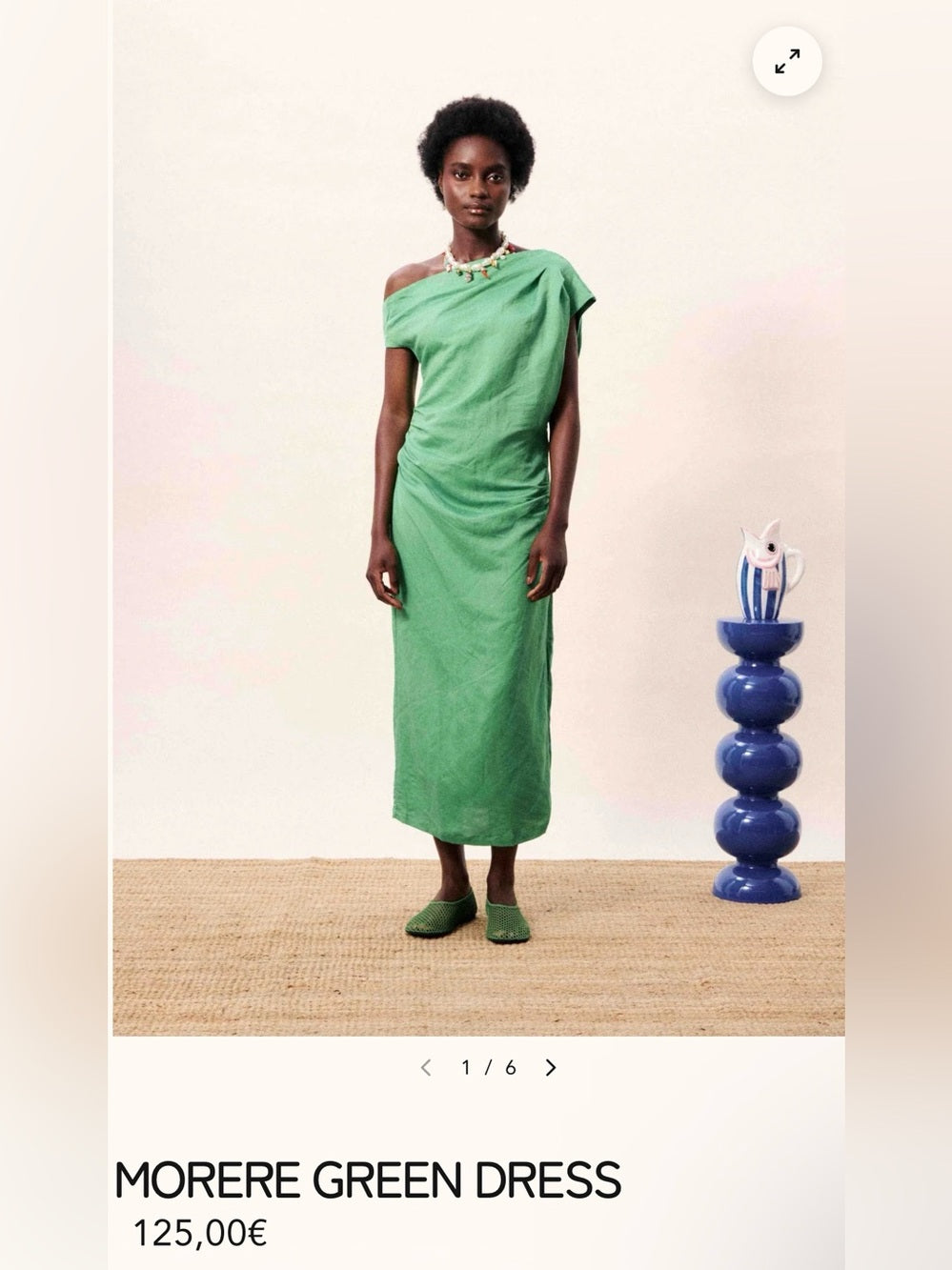FRNCH 🇫🇷 - MORERE GREEN DRESS