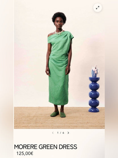 FRNCH 🇫🇷 - MORERE GREEN DRESS