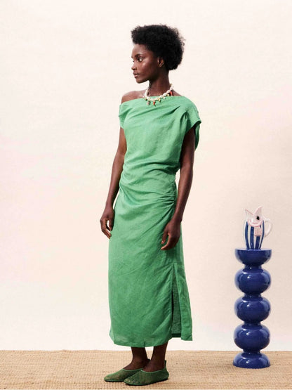 FRNCH 🇫🇷 - MORERE GREEN DRESS